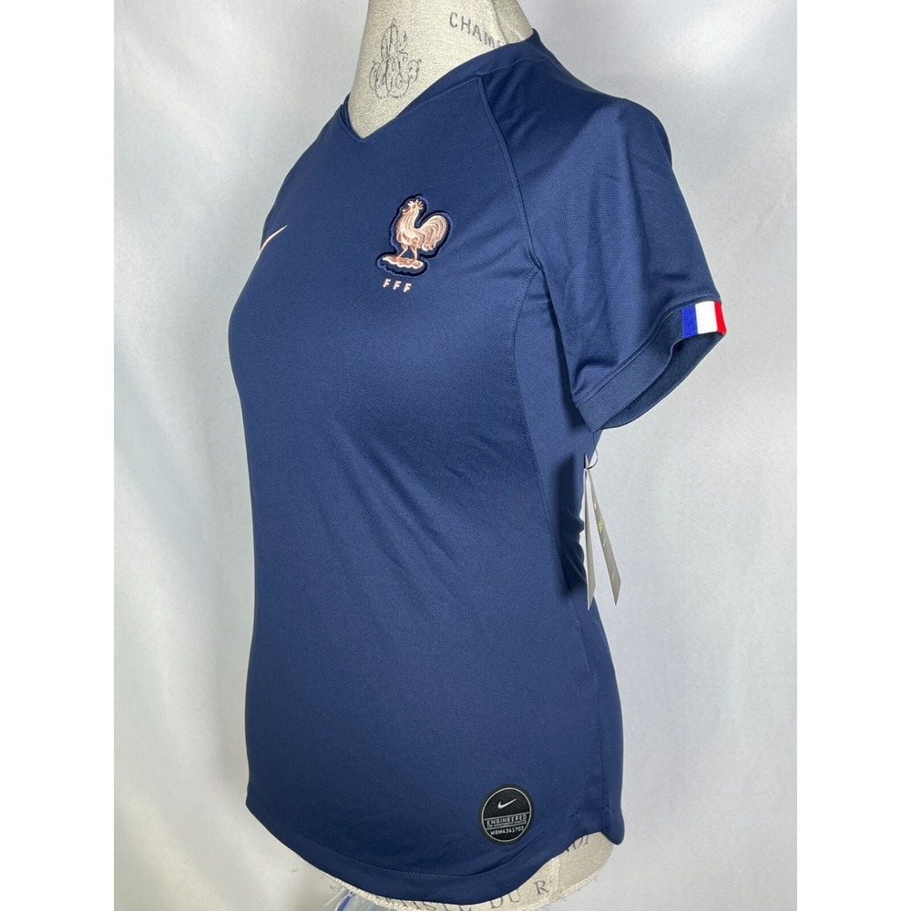 France National Team NIKE 2019 World Cup Home Stadium Jersey Women's SMALL NWT - Picture 15 of 16